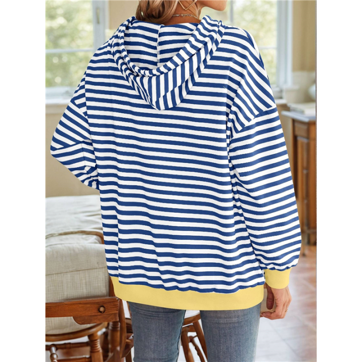 Women's%20Striped%20Pullover%20Hoodies%20Coffee%20Color%20XL%20-%20Image%207