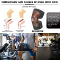 Sutuiying 1PC Adjustable Hinged Knee Brace Knee Support Wrap for Meniscus Luxury Tear Patellar Tendon Support Pain Relief Strains Sprains etc. 