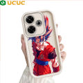 UCUC for Redmi 13 Xiaomi Poco M6 4G Back Cover Dragon Ball Goku Ladder Camera Soft Rubber Protection Phone Case. 