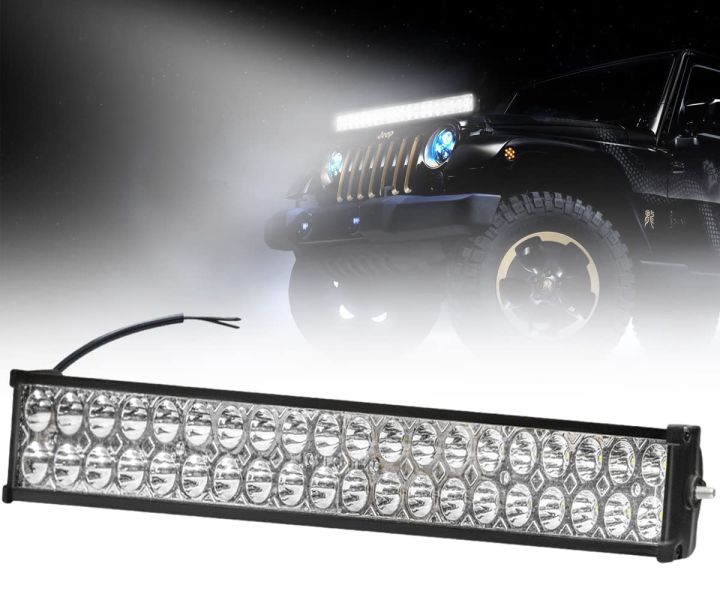 40 LED 21 Inch/54 cm LED Bar Light LED Fog Light for Cars (21 Inch,White)
