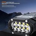 Multifunction Strong Light LED Display Flashlight with Strong Magnet Rechargeable Portable Work Light High-Powerful COB Side Light Searchlight Night Riding. 