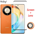 Uonevic .78 inch b glass 6 HONOR X9 HONOR X9b glass HONOR X full coverage Hot Selling tempered glass 9b 5G screen protector X9b 5G camera glass. 