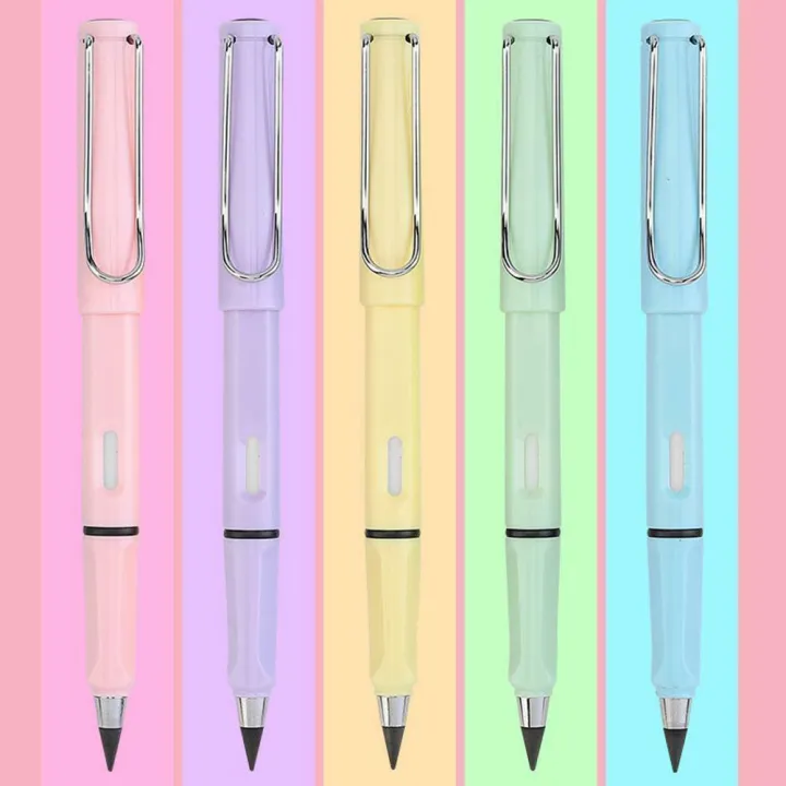 5PCS%20Inkless%20Pencils%20Eternal%20Portable%20Reusable%20Erasable%20Metal%20Writing%20Pens%20With%20Eraser%20-%20Image%209