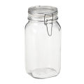 BB Pasabahce Big Size 2000 Grams Latch Lock Lid Glass Jar Clear Glass Lock Jar  Old Fashioned Heat Resistance Jar  Storage and Travel Container | Air Tight Glass Jar with Metal Locking. 