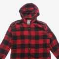 Red Color Full Sleeves Cotton Check Shirt For Men. 