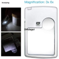 Difutagui Sutuiying 3X 6X Magnifying Glass Jewelry Loupe With LED Light Magnifier 2025 New Fashion Mini Pocket Magnifying Lens For Kids Jewelers Seniors Reading. 