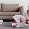 Fish Shaped Cat Small Size Cat Bed Maroon Nest By HAMROPETS. 