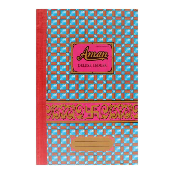 Aman Deluxe Ledger Register No-8 (Blue )