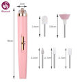 Pen type small stainless steel portable grinder rechargeable nail trim manicure nail grinding set nail polishing pen. 