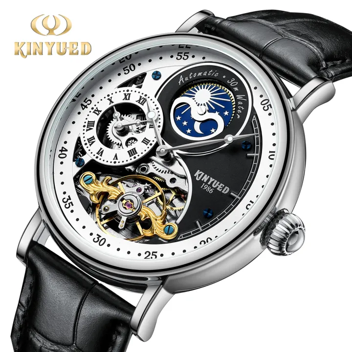 Kinyued%20brand%20fashionable%20luxury%20dual%20time%20zone%20moon%20phase%20leather%20waterproof%20automatic%20mechanical%20men's%20watch%20-%20Image%202
