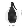 JAERBEE Boxing Speed Ball Pear Shape PU Speed Bag Boxing Punching Bag Swivel Exercise Fitness Training Ball. 