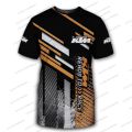 HOT KTM new T-shirt summer tops T-shirt new short-sleeved T-shirt men's Harajuku tops 2025 summer trend short-sleeved. 
