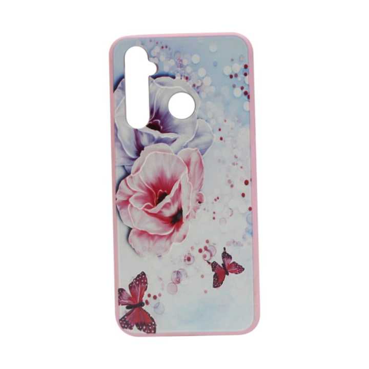 Flower & Butterfly Printed Realme 5 Pro Mobile Back Cover