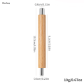 Wenefang 1pc Nail Art Nail Magnetic Stick Cat Eye Magnetic Rod Wooden Handle Fashion Cylindrical UV Gel Magnet Tools Double End Nail Design Tools. 