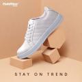 Goldstar Full White Sneaker Shoes For Men Dash 10 White. 