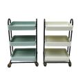 Cute Display Bookshelf 1:6 Dollhouse Cart Scene Model With Wheels Kitchen Shelf Dolls Accessories. 