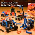 Avishkaar Mex 5-In-1 DIY Robotics Starter KiT | Robot Toys For Kids Aged 8-12 | Building & Construction Set | 100+ Parts | Educational STEM Kit. 