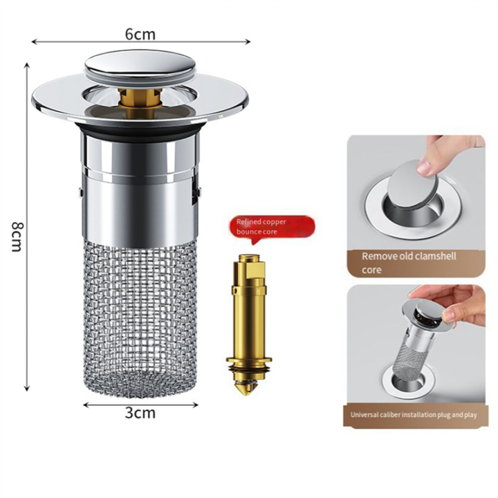 JAERBEE%20-Up%20Sink%20Drain%20Strainer%20with%20Removable%20Stainless%20Steel%20Strainer%20Basket%20Catch,%20Sink%20Stopper%20Replacement,%20-%20Image%202