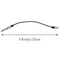 1/4 inch to 3.5mm Stereo Adapter Cable 6.35mm Male to 3.5mm Female Quarter Inch Headphone Jack Converter AUX Connector Cable. 