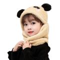 Cute Warm Baby Velvet Fur Monkey Cap Topi Soft Winter Hat Beautiful Design For Baby Boy And Girl. 