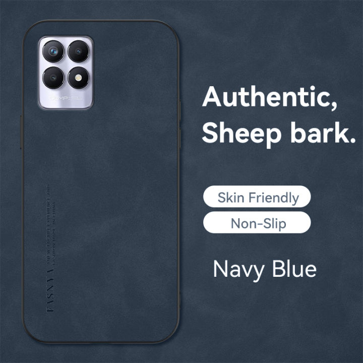 Lereach%20For%20Realme%208i%20Case%20Luxury%20Sheepskin%20Leather%20Shockproof%20Matte%20Back%20Cover%20-%20Image%208