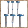 Kqueebee Forstner Drill Bit Set,15-40mm 6 Pcs Carbide Forstner Bits High Speed Steel Wood Tool. 