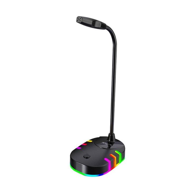 XTRIKE ME XMC-02 - OMNIDIRECTIONAL WIRED GAMING MICROPHONE, USB, HIGH-SENSITIVITY WITH RGB LIGHTING