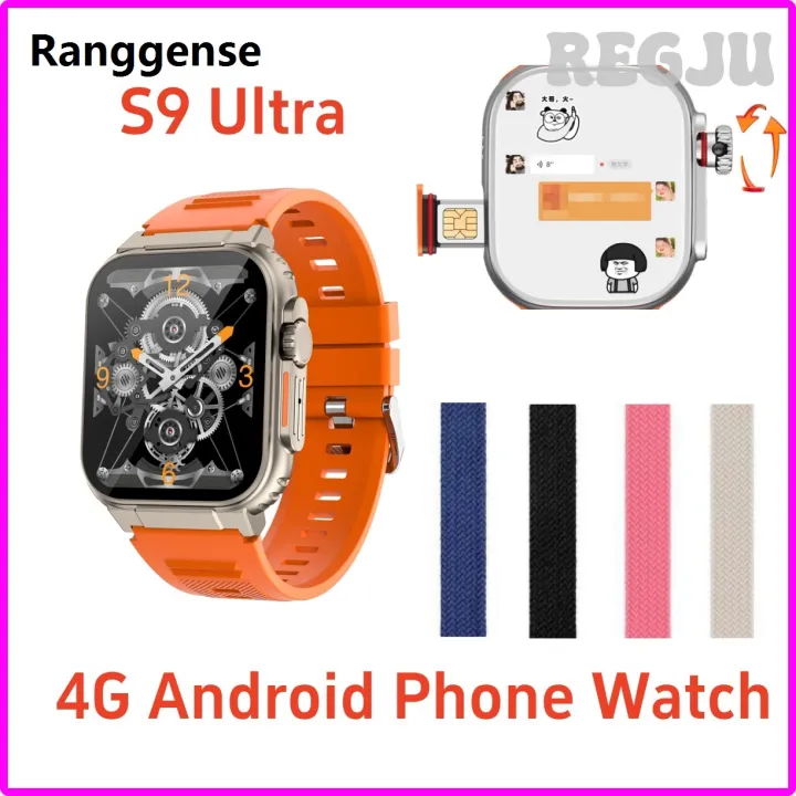 Ranggense%20High%20Quality%20REGJU%20NEW%20S9%20Ultra%20Android%20Smart%20Watch%204G%20Network%20SIM%20Card%202.2''%20448*528%20Amoled%20Health%20Monitoring%20with%20Google%20Play%20Store%20S9%20Smartwatch%20BNGJI%20-%20Image%202