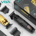 VGR 904 Electric Hair Clipper Professional Rechargeable Personal Care Barber Trimmer For Men Shaver LCD Metal Clippers. 