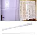Telescopic Adjustable Curtain Rod (110–200cm) – No Drilling, Flexible & Strong Plastic Rod Holder. 