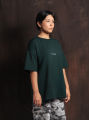 HUBA Unisex Green Basic T-Shirt For Men and Women. 