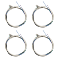 FORIDE 4X V70 Viola Strings Nickel Chrome Wound ADGC Full Set Wire Ball End. 