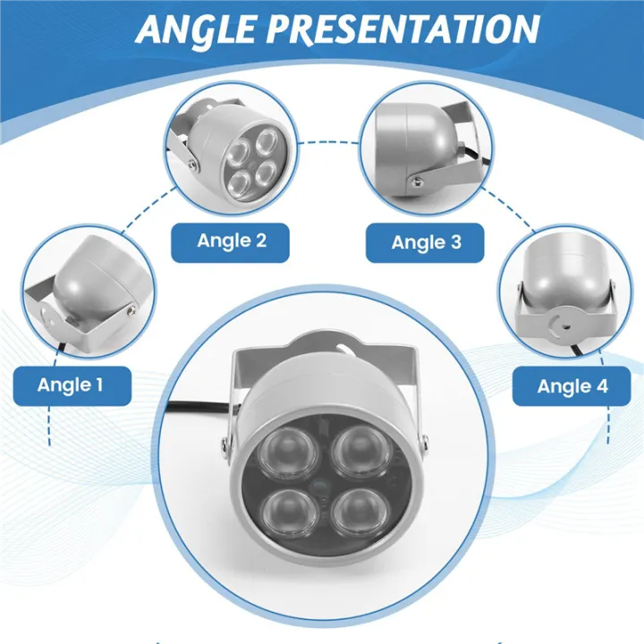 5X%204%20Array%20LEDs%20Infrared%20Waterproof%20Night%20Vision%20IR%20Illuminator%20Light%20Fill%20Light%20DC%2012V%20for%20Security%20Camera%20-%20Image%207