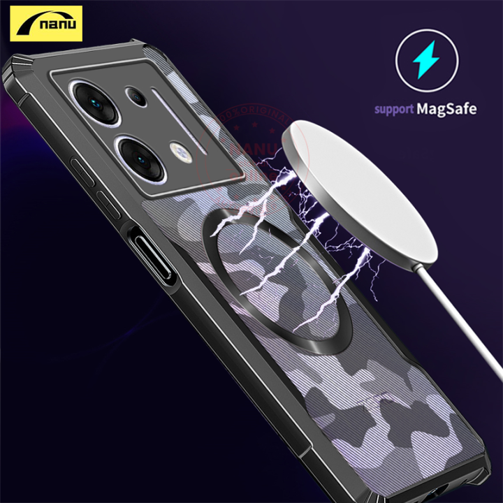 Nanu%20For%20Infinix%20Zero%2030%205G%20%5BCamouflage%20Beatles%5D%20Compatible%20with%20Magsafe%20Phone%20Case%20Shockproof%20Slim%20Soft%20Cover%20Transparent%20Back%20Protection%20Casing%20-%20Image%207