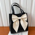 Large Capacity Bow Bag Women's Fashion Handbag Versatile One Shoulder Tote Bag Creek. 