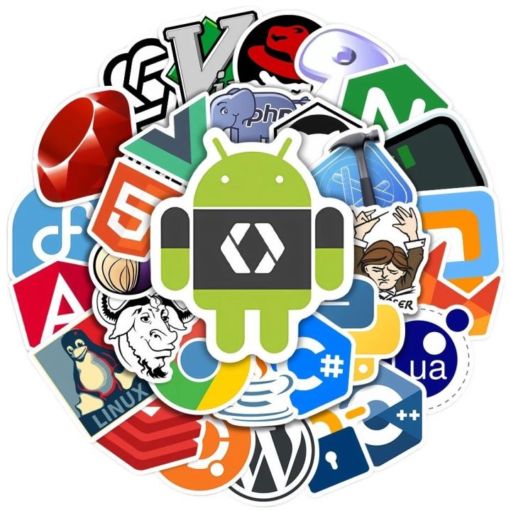 Artsy%20Home%20Tech%20Enthusiast%20Sticker%20Pack%2025/50pcs%20-%20Colorful%20Computer%20Coding%20&%20Programming%20Decals%20for%20Mac%20-%20Image%205