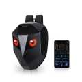 Led Eye Backpack 25 L Laptop Backpack For Motorcycle Diy Programmable Color Screen Travel Bag (Black). 