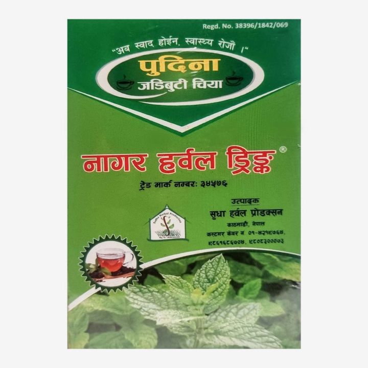 Nagar Herbal Drink Pudina Herbal Tea 100g
