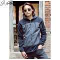 J.Fisher Dual Tone Hooded Fleece Fur Jacket For Men (Fur Inside ). 