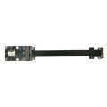 MPCIe to M.2 Key A.E. Extension Cable , Mini Pcie MPCI-E Card to NGFF M2 A.E. Slot Extension Adapter Cable. 