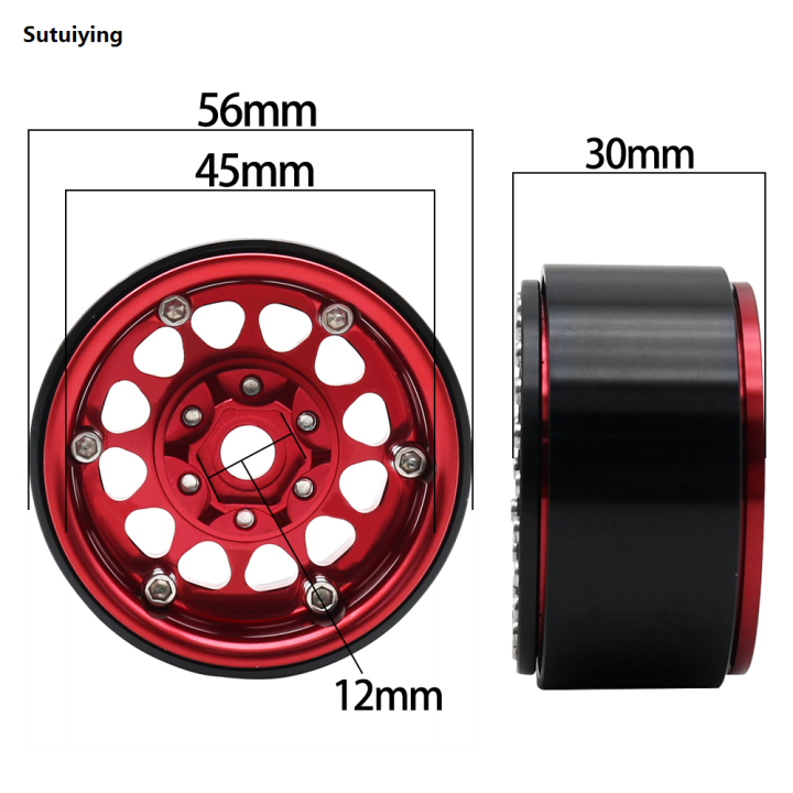 Cubo De Roda De Metal Com Escala 1/10 Para Redcat Hsp RC4wd WRAITH Tamiya Axial SCX10 D90 HPI RC Car Bdxrc