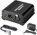 Phantom Power 1-Channel 48V Bonus+Xlr 3 Pin Microphone Cable For Any Condenser Microphone Music Recording Equipment. 