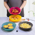 Heat resistant Air fryer Versatile Microwavable Reusable Silicone pot Durable Easy-to-clean Square baking basket for Home cooking Healthy eating. 