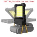 New Angle Adjustable LED Work Light Super Bright Rotatable Outdoor Searchlight Long-Lasting Strong Light Durable Portable Work Lights 12-72V Li-ion Battery. 