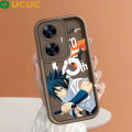 UCUC for Realme C55 Narzo N55 Back Cover Naruto Characters Soft Silicone Square Ladder Phone Case. 