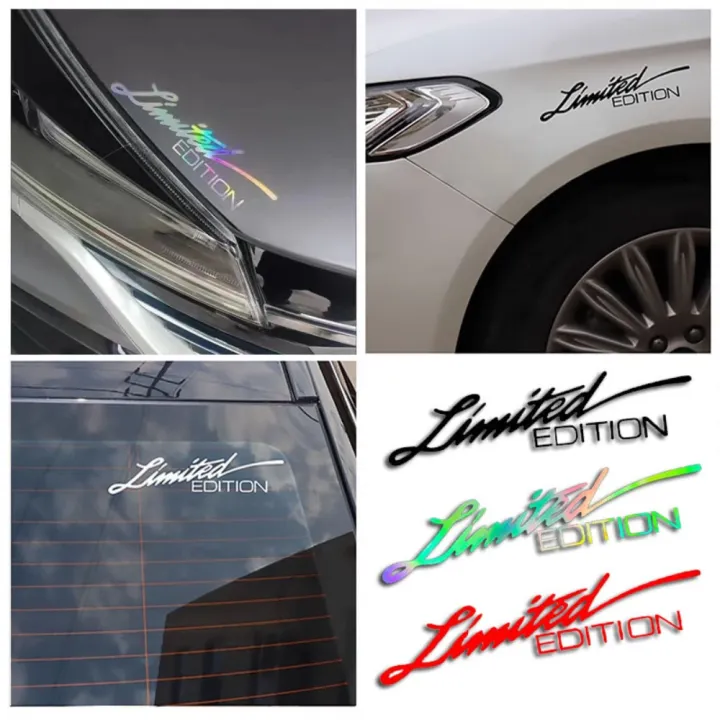 Syiling Sticker New Vinyl Car LIMITED EDITION Sticker Decoration Reflective Reflective ...
