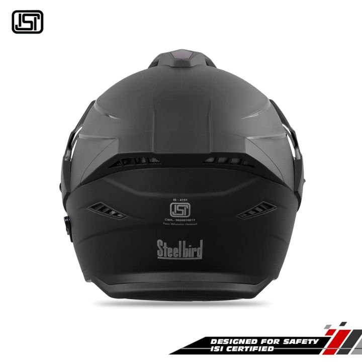 Steelbird%20SBH-23%20GT%20Plus%20Open%20Face%20ISI%20Certified%20Helmet%20with%20Inner%20Sun%20Shield%20(Medium%20580%20MM,%20Dashing%20Black)%20-%20Image%203