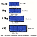 Strauss Adjustable Round Shape Ankle Weight 1.5Kg Pair , Total 3 Kg. 