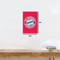 FC Bayern Munich / Gift Items / Wall Decoration/Football Lover/ Print stretched in wooden frame. 