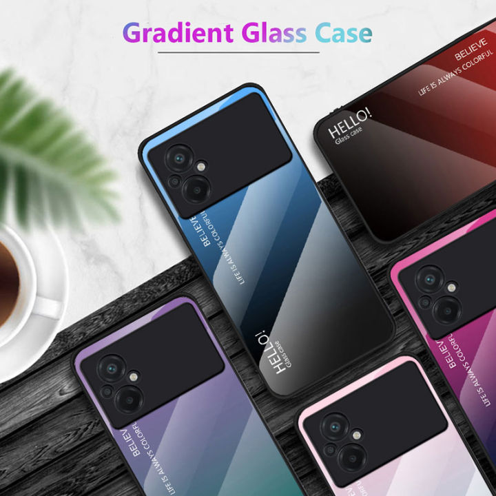Vantime%20Case%20for%20Xiaomi%20Poco%20M5%20Glossy%20Glass%20Gradient%20Back%20Hard%20Shockproof%20Casing%20-%20Image%202